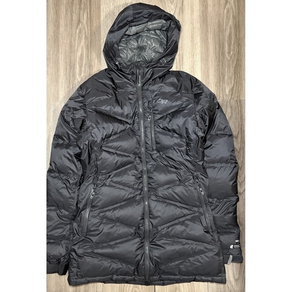 Outdoor Research Womens Floodlight Down 650 Pertex Shield Parka Black Jacket M - Picture 4 of 14